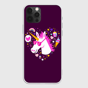 Чехол для iPhone 12 Pro Max с принтом Единорог в городе Новоалтайск, Силикон |  | animal | girl | stars | волшебство | голова | детская | детям | единорог | животное | животные | лошадка | лошадь | любовь | миф | очки | прикольная | радуга | ребенку | рога | сердечко | сердце | сказочный