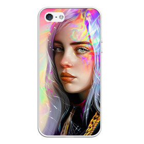 Чехол для iPhone 5/5S матовый с принтом Billie Pinky Wave в городе Новоалтайск, Силикон | Область печати: задняя сторона чехла, без боковых панелей | Тематика изображения на принте: bad | bad guy | billi | billie | billie eilish | eilish | good girl | music | swag | айлиш | беляш | били | били айлиш | билли | билли айлиш | билли эйлиш | биляш | музка | певица | эйлиш