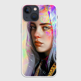 Чехол для iPhone 13 mini с принтом Billie Pinky Wave в городе Новоалтайск,  |  | Тематика изображения на принте: bad | bad guy | billi | billie | billie eilish | eilish | good girl | music | swag | айлиш | беляш | били | били айлиш | билли | билли айлиш | билли эйлиш | биляш | музка | певица | эйлиш