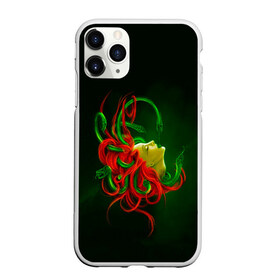 Чехол для iPhone 11 Pro Max матовый с принтом Медуза Горгона в городе Новоалтайск, Силикон |  | Тематика изображения на принте: art | green | monster | арт | боги | волосы | герой | горгона | девушка | злодей | змея | медуза | миф | мифическая | мифология | монстр | персонаж | прикольная | сказка | фантастика | фэнтези