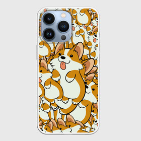 Чехол для iPhone 13 Pro с принтом Корги в городе Новоалтайск,  |  | animal | corgi | dog | добрый | животное | животные | корги | пес | песик | собака | собачка | язык