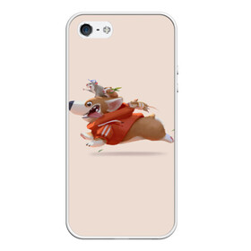 Чехол для iPhone 5/5S матовый с принтом КОРГИ И МЫШАТА в городе Новоалтайск, Силикон | Область печати: задняя сторона чехла, без боковых панелей | Тематика изображения на принте: animals | corgi | dogs | pets | puppies | queen | животные | корги | королева | песики | питомцы | собаки | щенки