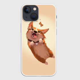 Чехол для iPhone 13 mini с принтом КОРГИ в городе Новоалтайск,  |  | animals | corgi | dogs | pets | puppies | queen | животные | корги | королева | песики | питомцы | собаки | щенки