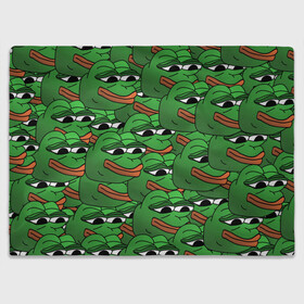 Плед 3D с принтом Pepe The Frog в городе Новоалтайск, 100% полиэстер | закругленные углы, все края обработаны. Ткань не мнется и не растягивается | frog | meme | memes | pepe | pepe the frog | грустная жабка | лягушка | лягушонок пепе | мем | мемы