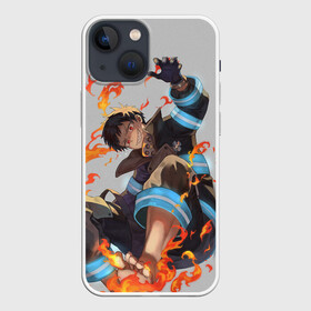Чехол для iPhone 13 mini с принтом FireForce в городе Новоалтайск,  |  | anime | enenno shouboutai | fireforce | аниме | пламенная бригада пожарных