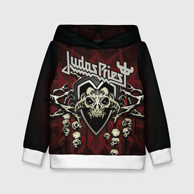 Детская толстовка 3D с принтом Judas Priest в городе Новоалтайск, 100% полиэстер | двухслойный капюшон со шнурком для регулировки, мягкие манжеты на рукавах и по низу толстовки, спереди карман-кенгуру с мягким внутренним слоем | breaking the law | judas priest | live | painkiller | гленн типтон | грув | метал | роб хэлфорд | рок | тим оуэнс | хард | хеви