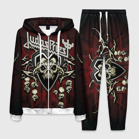 Мужской костюм 3D с принтом Judas Priest в городе Новоалтайск, 100% полиэстер | Манжеты и пояс оформлены тканевой резинкой, двухслойный капюшон со шнурком для регулировки, карманы спереди | breaking the law | judas priest | live | painkiller | гленн типтон | грув | метал | роб хэлфорд | рок | тим оуэнс | хард | хеви