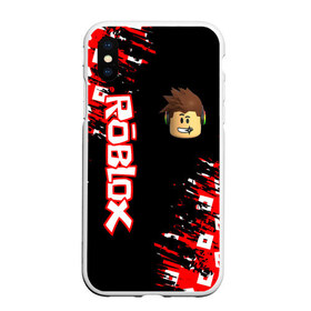Чехол для iPhone XS Max матовый с принтом ROBLOX в городе Новоалтайск, Силикон | Область печати: задняя сторона чехла, без боковых панелей | game | gamer | logo | minecraft | roblox | simulator | игра | конструктор | лого | симулятор | строительство | фигура