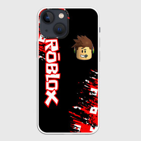 Чехол для iPhone 13 mini с принтом ROBLOX. в городе Новоалтайск,  |  | game | gamer | logo | minecraft | roblox | simulator | игра | конструктор | лого | симулятор | строительство | фигура