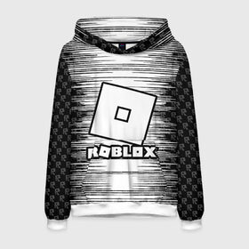 Мужская толстовка 3D с принтом Roblox в городе Новоалтайск, 100% полиэстер | двухслойный капюшон со шнурком для регулировки, мягкие манжеты на рукавах и по низу толстовки, спереди карман-кенгуру с мягким внутренним слоем. | game | roblox | блок | игра | игрушка | лего | майнкрафт | персонажи | персонажи из кубиков | роблокс | робот