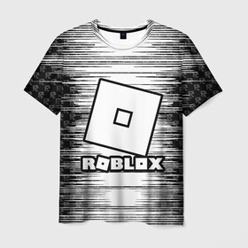 Мужская футболка 3D с принтом Roblox. в городе Новоалтайск, 100% полиэфир | прямой крой, круглый вырез горловины, длина до линии бедер | game | roblox | блок | игра | игрушка | лего | майнкрафт | персонажи | персонажи из кубиков | роблокс | робот