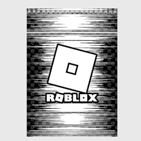 Скетчбук с принтом Roblox в городе Новоалтайск, 100% бумага
 | 48 листов, плотность листов — 100 г/м2, плотность картонной обложки — 250 г/м2. Листы скреплены сверху удобной пружинной спиралью | game | roblox | блок | игра | игрушка | лего | майнкрафт | персонажи | персонажи из кубиков | роблокс | робот