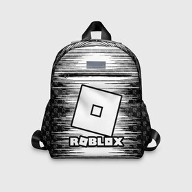 Детский рюкзак 3D с принтом Roblox. в городе Новоалтайск, 100% полиэстер | лямки с регулируемой длиной, сверху петелька, чтобы рюкзак можно было повесить на вешалку. Основное отделение закрывается на молнию, как и внешний карман. Внутри дополнительный карман. По бокам два дополнительных кармашка | game | roblox | блок | игра | игрушка | лего | майнкрафт | персонажи | персонажи из кубиков | роблокс | робот