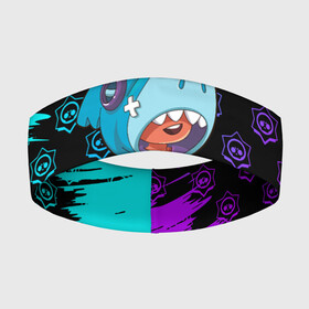 Повязка на голову 3D с принтом Brawl stars leon shark. в городе Новоалтайск,  |  | bea | bib | brawl stars | crow | el brown | leon | max | nita | sally leon | shark | акула | биа | биби | бравл старс | ворон | игра | леон | макс | нита | оборотень | салли леон | сэлли леон | шарк | эл браун