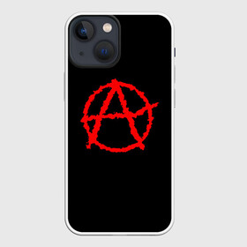 Чехол для iPhone 13 mini с принтом Анархия в городе Новоалтайск,  |  | art | rock | sons of anarchy | анархия | арт | группа | егор летов | логотип | музыка | панк | панк рок | прикольная | рок | свобода | хаос