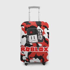 Чехол для чемодана 3D с принтом ROBLOX в городе Новоалтайск, 86% полиэфир, 14% спандекс | двустороннее нанесение принта, прорези для ручек и колес | game | gamer | logo | minecraft | roblox | simulator | supreme | игра | конструктор | лого | майнкрафт | персонажи | симулятор | строительство | супреме | суприм | суприме | фигура