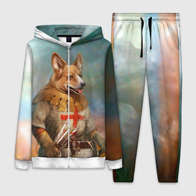Женский костюм 3D с принтом КОРГИ ЛУЧНИК в городе Новоалтайск,  |  | corgi | корги | собаки