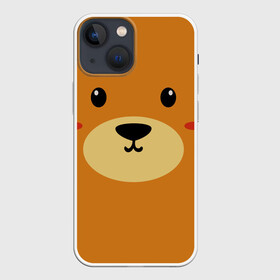 Чехол для iPhone 13 mini с принтом Мишка в городе Новоалтайск,  |  | animal | animals | bear | kawai | девушке | детский | детям | животные | медведь | медвежонок | милый | мишка | подарок