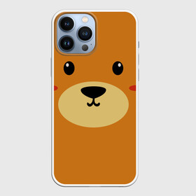 Чехол для iPhone 13 Pro Max с принтом Мишка в городе Новоалтайск,  |  | Тематика изображения на принте: animal | animals | bear | kawai | девушке | детский | детям | животные | медведь | медвежонок | милый | мишка | подарок