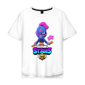 Мужская футболка хлопок Oversize с принтом BRAWL STARS TARA в городе Новоалтайск, 100% хлопок | свободный крой, круглый ворот, “спинка” длиннее передней части | 8 bit | 8 бит | bibi | brawl stars | crow | el brown | leon | leon shark | max | mr.p | sally leon | shark | stars | tara | virus | werewolf | акула | биби | вирус | ворон | леон | оборотень | пингвин | тара