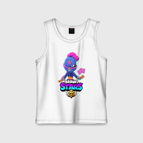 Детская майка хлопок с принтом BRAWL STARS TARA в городе Новоалтайск,  |  | 8 bit | 8 бит | bibi | brawl stars | crow | el brown | leon | leon shark | max | mr.p | sally leon | shark | stars | tara | virus | werewolf | акула | биби | вирус | ворон | леон | оборотень | пингвин | тара