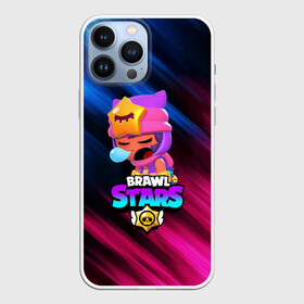 Чехол для iPhone 13 Pro Max с принтом BRAWL STARS SANDY в городе Новоалтайск,  |  | Тематика изображения на принте: 8 bit | 8 бит | bibi | brawl stars | crow | el brown | leon | leon shark | max | mr.p | sally leon | sandy | shark | stars | tara | virus | werewolf | акула | биби | вирус | ворон | леон | оборотень | пингвин