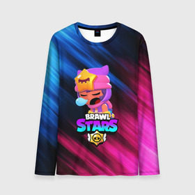 Мужской лонгслив 3D с принтом BRAWL STARS SANDY в городе Новоалтайск, 100% полиэстер | длинные рукава, круглый вырез горловины, полуприлегающий силуэт | Тематика изображения на принте: 8 bit | 8 бит | bibi | brawl stars | crow | el brown | leon | leon shark | max | mr.p | sally leon | sandy | shark | stars | tara | virus | werewolf | акула | биби | вирус | ворон | леон | оборотень | пингвин