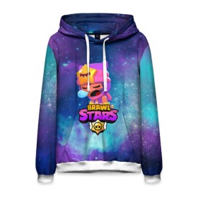 Мужская толстовка 3D с принтом BRAWL STARS SANDY в городе Новоалтайск, 100% полиэстер | двухслойный капюшон со шнурком для регулировки, мягкие манжеты на рукавах и по низу толстовки, спереди карман-кенгуру с мягким внутренним слоем. | Тематика изображения на принте: 8 bit | 8 бит | bibi | brawl stars | crow | el brown | leon | leon shark | max | mr.p | sally leon | sandy | shark | stars | tara | virus | werewolf | акула | биби | вирус | ворон | леон | оборотень | пингвин