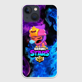 Чехол для iPhone 13 mini с принтом BRAWL STARS SANDY в городе Новоалтайск,  |  | 8 bit | 8 бит | bibi | brawl stars | crow | el brown | leon | leon shark | max | mr.p | sally leon | sandy | shark | stars | tara | virus | werewolf | акула | биби | вирус | ворон | леон | оборотень | пингвин