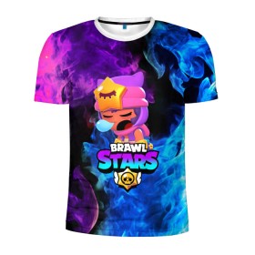 Мужская футболка 3D спортивная с принтом BRAWL STARS SANDY в городе Новоалтайск, 100% полиэстер с улучшенными характеристиками | приталенный силуэт, круглая горловина, широкие плечи, сужается к линии бедра | 8 bit | 8 бит | bibi | brawl stars | crow | el brown | leon | leon shark | max | mr.p | sally leon | sandy | shark | stars | tara | virus | werewolf | акула | биби | вирус | ворон | леон | оборотень | пингвин