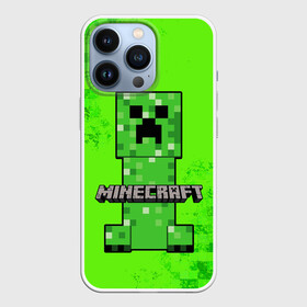 Чехол для iPhone 13 Pro с принтом MINECRAFT в городе Новоалтайск,  |  | game | minecraft | блоки | игра | квадраты | компьютерная игра | крипер | майнкрафт
