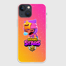 Чехол для iPhone 13 mini с принтом BRAWL STARS SANDY в городе Новоалтайск,  |  | 8 bit | 8 бит | bibi | brawl stars | crow | el brown | leon | leon shark | max | mr.p | sally leon | sandy | shark | stars | tara | virus | werewolf | акула | биби | вирус | ворон | леон | оборотень | пингвин