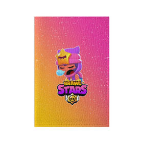 Обложка для паспорта матовая кожа с принтом BRAWL STARS SANDY в городе Новоалтайск, натуральная матовая кожа | размер 19,3 х 13,7 см; прозрачные пластиковые крепления | 8 bit | 8 бит | bibi | brawl stars | crow | el brown | leon | leon shark | max | mr.p | sally leon | sandy | shark | stars | tara | virus | werewolf | акула | биби | вирус | ворон | леон | оборотень | пингвин