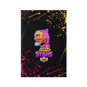 Обложка для паспорта матовая кожа с принтом BRAWL STARS SANDY в городе Новоалтайск, натуральная матовая кожа | размер 19,3 х 13,7 см; прозрачные пластиковые крепления | 8 bit | 8 бит | bibi | brawl stars | crow | el brown | leon | leon shark | max | mr.p | sally leon | sandy | shark | stars | tara | virus | werewolf | акула | биби | вирус | ворон | леон | оборотень | пингвин
