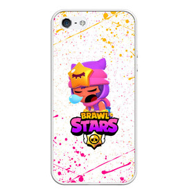 Чехол для iPhone 5/5S матовый с принтом BRAWL STARS SANDY в городе Новоалтайск, Силикон | Область печати: задняя сторона чехла, без боковых панелей | 8 bit | 8 бит | bibi | brawl stars | crow | el brown | leon | leon shark | max | mr.p | sally leon | sandy | shark | stars | tara | virus | werewolf | акула | биби | вирус | ворон | леон | оборотень | пингвин