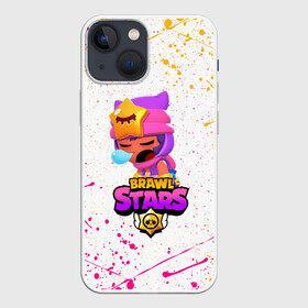 Чехол для iPhone 13 mini с принтом BRAWL STARS SANDY в городе Новоалтайск,  |  | 8 bit | 8 бит | bibi | brawl stars | crow | el brown | leon | leon shark | max | mr.p | sally leon | sandy | shark | stars | tara | virus | werewolf | акула | биби | вирус | ворон | леон | оборотень | пингвин