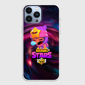 Чехол для iPhone 13 Pro Max с принтом BRAWL STARS SANDY в городе Новоалтайск,  |  | Тематика изображения на принте: 8 bit | 8 бит | bibi | brawl stars | crow | el brown | leon | leon shark | max | mr.p | sally leon | sandy | shark | stars | tara | virus | werewolf | акула | биби | вирус | ворон | леон | оборотень | пингвин