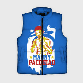 Женский жилет утепленный 3D с принтом Manny Pacquiao в городе Новоалтайск,  |  | manny pacquiao | pac man | pacquiao | бокс | мэнни пакьяо | пакьяо