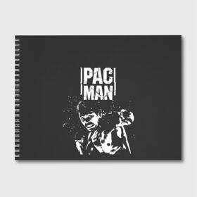 Альбом для рисования с принтом Pac Man в городе Новоалтайск, 100% бумага
 | матовая бумага, плотность 200 мг. | Тематика изображения на принте: manny pacquiao | pac man | pacquiao | бокс | мэнни пакьяо | пакьяо