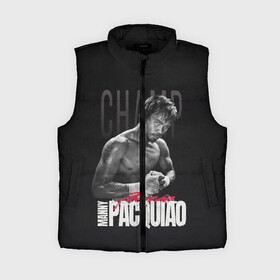 Женский жилет утепленный 3D с принтом Manny Pacquiao в городе Новоалтайск,  |  | Тематика изображения на принте: manny pacquiao | pac man | pacquiao | бокс | мэнни пакьяо | пакьяо