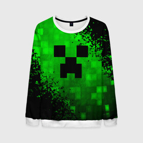 Мужской свитшот 3D с принтом MINECRAFT. в городе Новоалтайск, 100% полиэстер с мягким внутренним слоем | круглый вырез горловины, мягкая резинка на манжетах и поясе, свободная посадка по фигуре | craft | game | mine | minecraft | minecraftmemories | pixel | twitter | игра | майнкрафт | маркус перссон | пиксель | ремесло | шахта