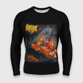 Мужской рашгард 3D с принтом Ария в городе Новоалтайск,  |  | aria | rock | russian rock | ария | генератор | генератор зла | дубинин | зла | кипелов | маврин | рок | русский рок | холстинин