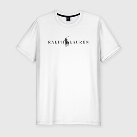 Мужская футболка хлопок Slim с принтом Ralph Lauren в городе Новоалтайск, 92% хлопок, 8% лайкра | приталенный силуэт, круглый вырез ворота, длина до линии бедра, короткий рукав | ralph lauren | богато | бренд | всадник | дорого | крикет | лаурен | лошадь | минимализм | поло | премиум | ральф | ральфлаурен | свитшот | тренд | футболка