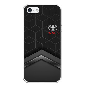 Чехол для iPhone 5/5S матовый с принтом TOYOTA в городе Новоалтайск, Силикон | Область печати: задняя сторона чехла, без боковых панелей | Тематика изображения на принте: auto | sport | toyota | авто | автомобиль | автомобильные | бренд | марка | машины | спорт | тойота