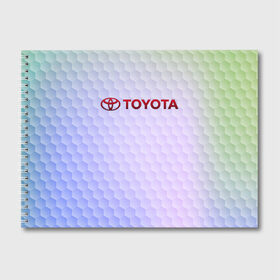 Альбом для рисования с принтом TOYOTA в городе Новоалтайск, 100% бумага
 | матовая бумага, плотность 200 мг. | Тематика изображения на принте: auto | sport | toyota | авто | автомобиль | автомобильные | бренд | марка | машины | спорт | тойота