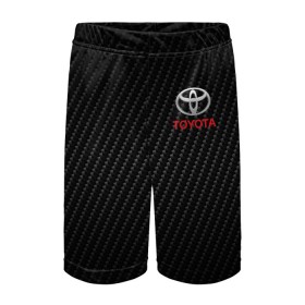 Детские спортивные шорты 3D с принтом TOYOTA в городе Новоалтайск,  100% полиэстер
 | пояс оформлен широкой мягкой резинкой, ткань тянется
 | auto | sport | toyota | авто | автомобиль | автомобильные | бренд | марка | машины | спорт | тойота
