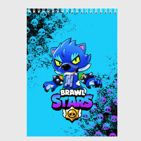Скетчбук с принтом Brawl Stars LEON в городе Новоалтайск, 100% бумага
 | 48 листов, плотность листов — 100 г/м2, плотность картонной обложки — 250 г/м2. Листы скреплены сверху удобной пружинной спиралью | brawl | brawl stars | crow | leon | sally | shark | stars | акула | бравл | бравл старс | браво старс | игра | компьютерная | кров | леон | леон акула | онлайн | старс | шарк