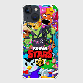 Чехол для iPhone 13 mini с принтом BRAWL STARS VIRUS 8 BIT в городе Новоалтайск,  |  | 8 bit | 8 бит | bibi | brawl stars | crow | el brown | leon | leon shark | max | mr.p | sally leon | shark | stars | virus | werewolf | акула | биби | вирус | ворон | леон | оборотень | пингвин