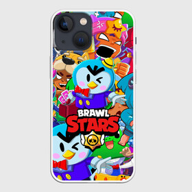 Чехол для iPhone 13 mini с принтом BRAWL STARS MR.P в городе Новоалтайск,  |  | 8 bit | 8 бит | bibi | brawl stars | crow | el brown | leon | leon shark | max | mr.p | sally leon | shark | stars | virus | werewolf | акула | биби | вирус | ворон | леон | оборотень | пингвин
