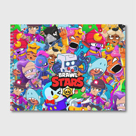 Альбом для рисования с принтом BRAWL STARS 8-BIT в городе Новоалтайск, 100% бумага
 | матовая бумага, плотность 200 мг. | Тематика изображения на принте: 8 bit | 8 бит | bibi | brawl stars | crow | el brown | leon | leon shark | max | mr.p | sally leon | shark | stars | virus | werewolf | акула | биби | вирус | ворон | леон | оборотень | пингвин
